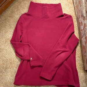 Dudley Stephens Rich Red Cowl Neck Sweater